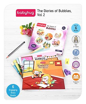 Babyhug The Diaries of Bubbles Volume 2 Story Books Set of 6 - English