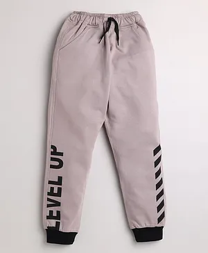 DEAR TO DAD Level Up Print Full Length Lounge Pant - Grey