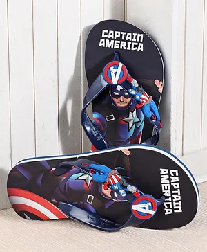 Marvel Avengers Flip Flops - Navy Blue