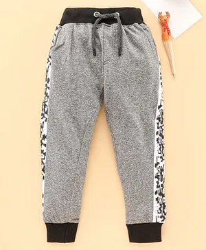 Under Fourteen Only Full Length Side Taped Lounge Pants - Grey