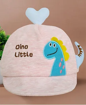 Baby Moo Little Dino Detailing Cap - Light Pink