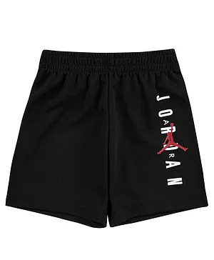 Jordan Logo Print Shorts - Black