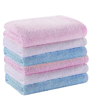 MOMISY Wash Cloth Face Towels Pack of 5 - Color May Vary 