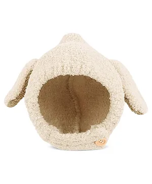 SYGA Rabbit Ears Head Hooded Winter Hats Beige - Circumference 44-52 cm
