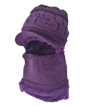 SYGA Mom's Balaclavas Hat Beanie Free Size - Purple