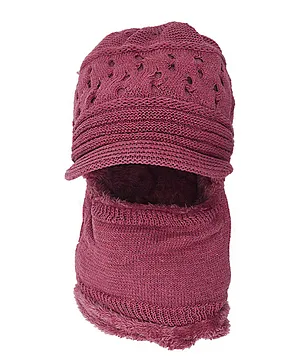 SYGA Mom's Balaclavas Hat Beanie Free Size - Pink