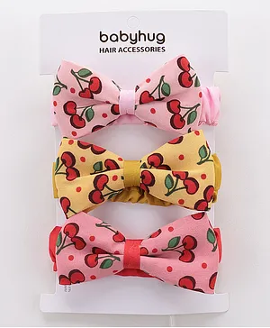 Babyhug Headbands Set of 3 - Multicolor