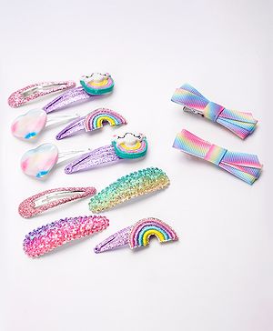 Babyhug Snap Clips Pack Of 12 - Multicolour