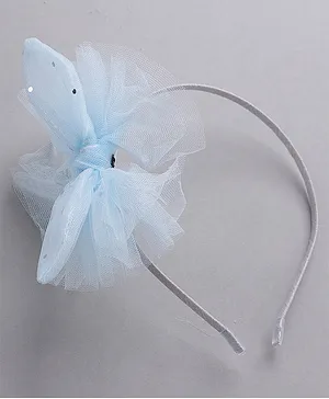 Pine Kids Hair Band With Bow - Blue