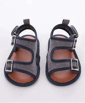 Babyoye Sandals Style Booties - Grey