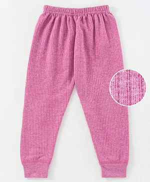 Bodycare Full Length Thermal Bottoms - Pink