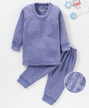 Bodycare Full Sleeves Thermal Set - Blue