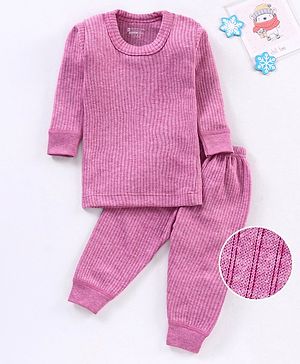 Bodycare Full Sleeves Thermal Set - Pink