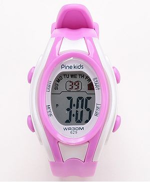 Pine Kids Digital Watch Free Size Girl- Purple