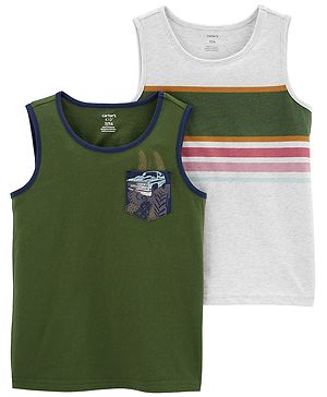 Carters 2-Pack Cotton Tanks -...