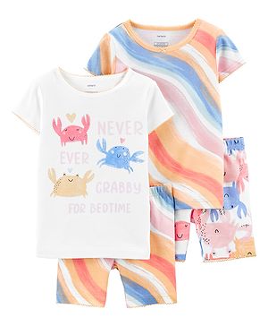 Carters 4-Piece Crab 100% Snug...