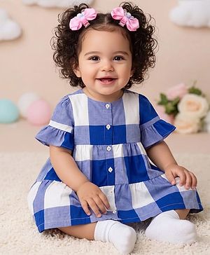 Carters Plaid Gingham Dress -...