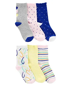Carter's 6-Pack Polka Dot Socks - Multicolor