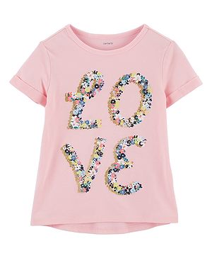 Carters Floral Love Jersey Tee...