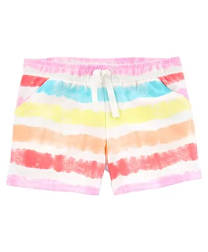 Carter's Tie-Dye Pull-On French Terry Shorts - Multicolor