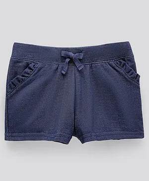 Carter's Pull-On Faux Denim Shorts - Blue
