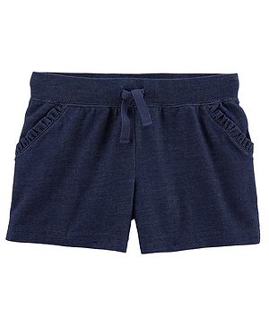 Carter's Pull-On French Terry Shorts - Blue