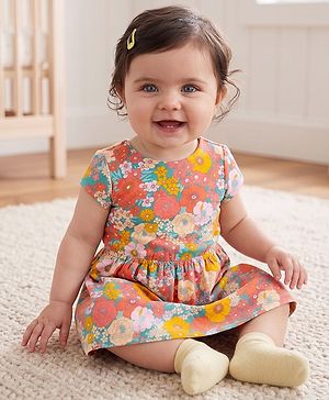 Carters Floral Jersey Dress -...