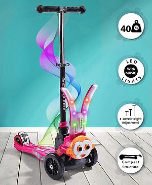 Babyhug Celerity Kids Kick Scooter - Pink
