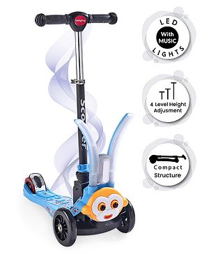 Babyhug Celerity Kids Kick Scooter - Blue