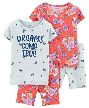 Carters 4 Piece Floral 100%...