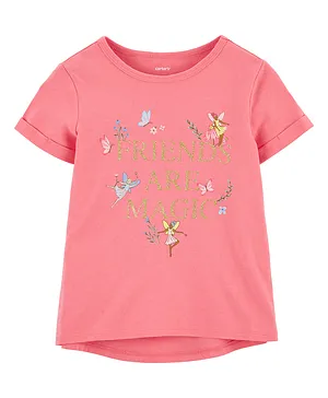 Carter's Friends Are Magic Fairy Half Sleeves Tee - Pink