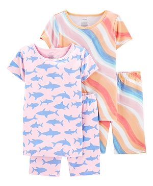 Carters 4-Piece Shark 100%...