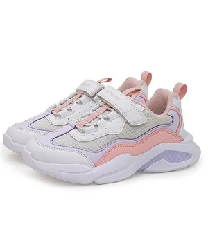 Red Tape Dual Color Walking Shoes - White & Pink