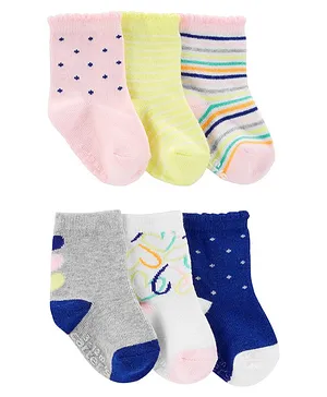 Carter's 6-Pack Polka Dot Socks - Multicolor