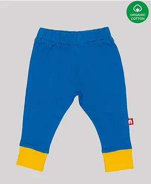 Nino Bambino Full Length Solid Colour Leggings - Blue