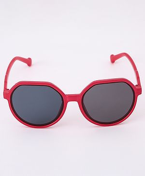 Babyhug Round Shaped Sunglasses - Red
