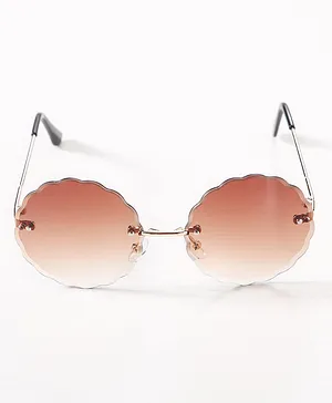 Pine Kids Round Sunglasses - Brown