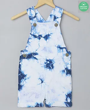 Sweetlime by A.S Sleeveless Tie Dye Dungaree - Blue