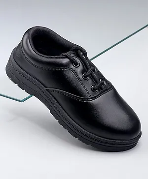 Pine Kids School Shoes - Black