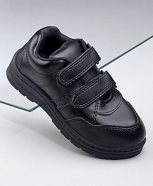 Pine Kids Non Lace School Shoes - Black