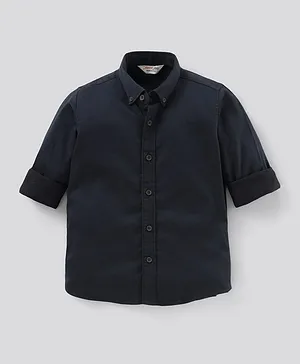 Primo Gino Full Sleeves Shirt Solid Color - Blue