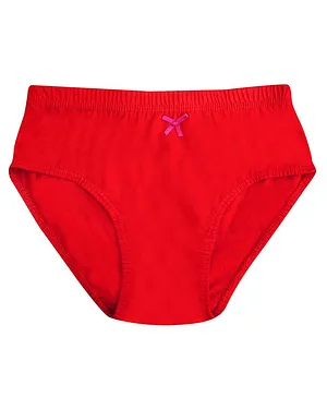 Tiny Bugs Solid Panty - Red