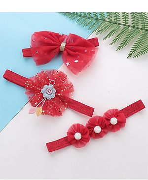 Babyhug Free Size Head Band Set of 3 - Multicolour