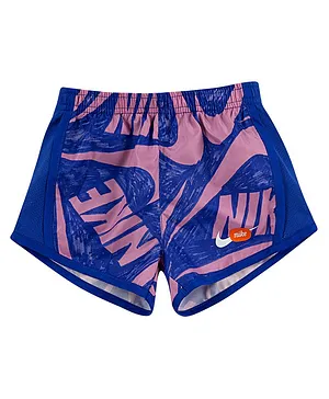 Nike Dri-Fit Tempo Shorts - Blue & Pink