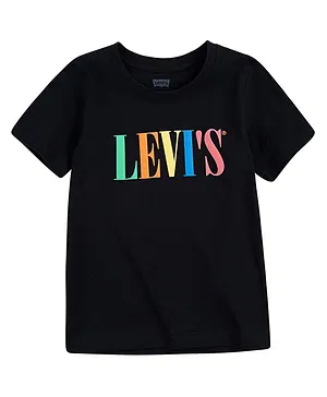 Levi's Short Sleeves Logo Print Tee - Black