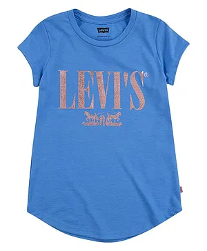 Levi's Little Girls Short Sleeves Tee - Blue