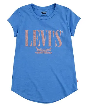 Levi's Short Sleeves Logo Print Tee - Blue