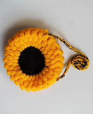 Woonie Handmade Sunflower Sling Bag - Yellow - Orange