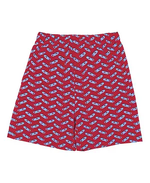 Sodacan Skate Print On Shorts - Red