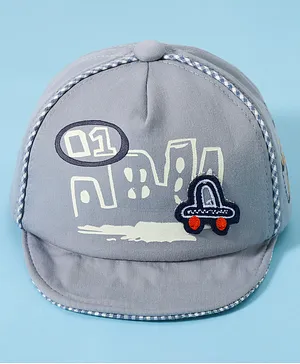 Babyhug Car Design Baseball Cap - Blue